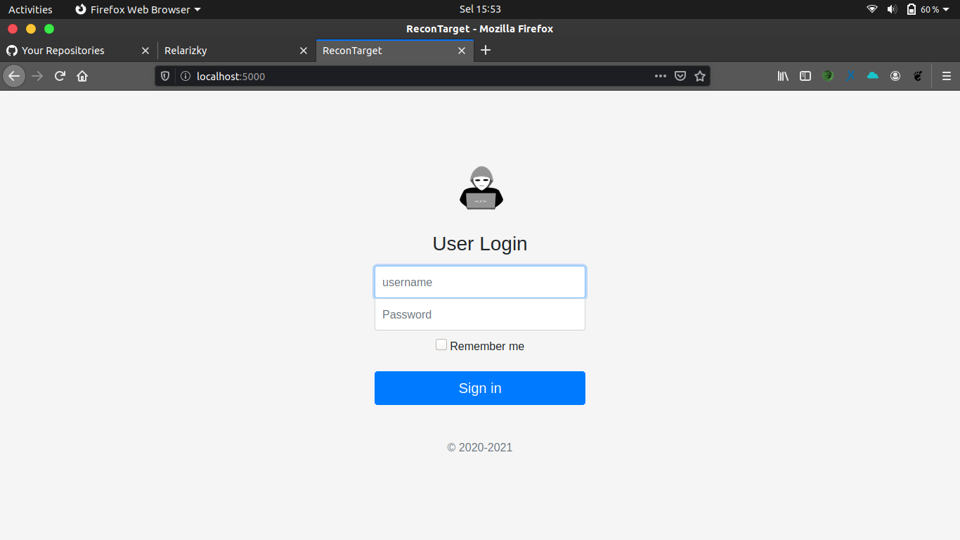 Login Page